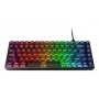 Mechanische Gaming-Tastatur Lenovo Legion K510 Mini Pro 75% US-Englisch, 84 Tasten, RGB, USB, 1,8 m Kabel, Schwarz/Transparent