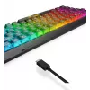 Mechanische Gaming-Tastatur Lenovo Legion K510 Mini Pro 75% US-Englisch, 84 Tasten, RGB, USB, 1,8 m Kabel, Schwarz/Transparent