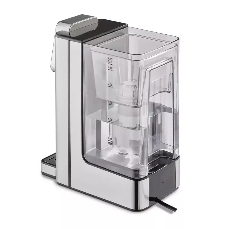 Caso Hot 7 Turbo Heißwasserspender, 2,7 L, 2200-2600 W, Schwarz/Edelstahl