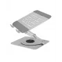 Laptopständer RAIDSONIC IB-NH300-R, Aluminium, silber, passend für 17 Zoll (43,2 cm), 360° drehbar, 280×230×550 mm