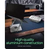 Laptopständer RAIDSONIC IB-NH300-R, Aluminium, silber, passend für 17 Zoll (43,2 cm), 360° drehbar, 280×230×550 mm