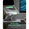 Laptopständer RAIDSONIC IB-NH300-R, Aluminium, silber, passend für 17 Zoll (43,2 cm), 360° drehbar, 280×230×550 mm