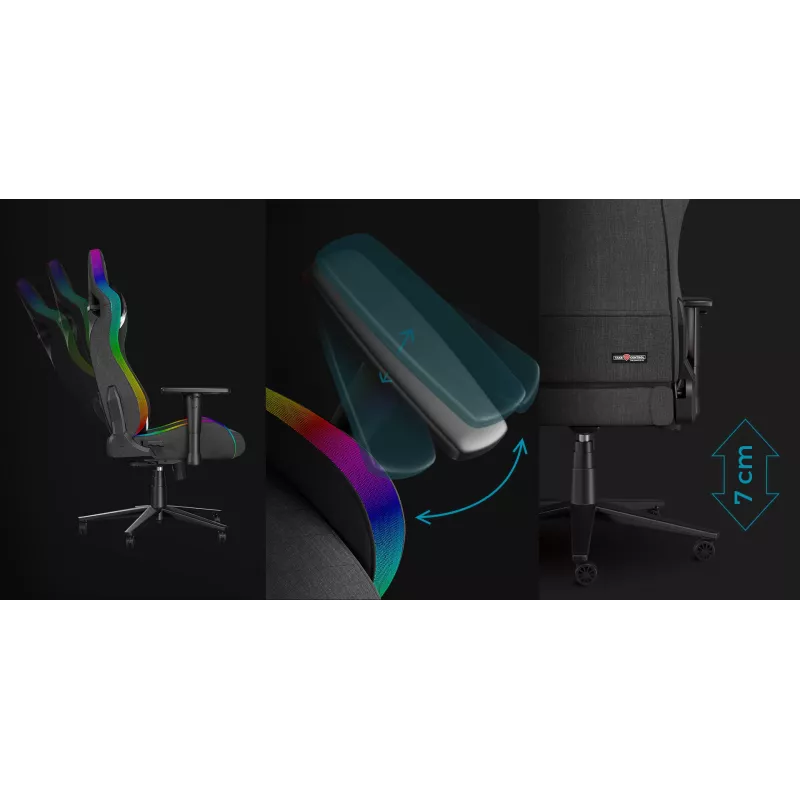 PC-Gaming-Stuhl GENESIS TRIT 660 gepolsterte Sitzfläche max. Gewicht 150 kg