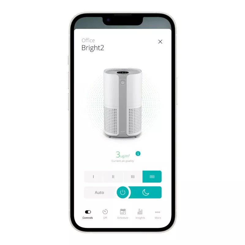 Luftreiniger Duux Smart Air Purifier Bright 2 — 22 W, für Räume bis 42 m²