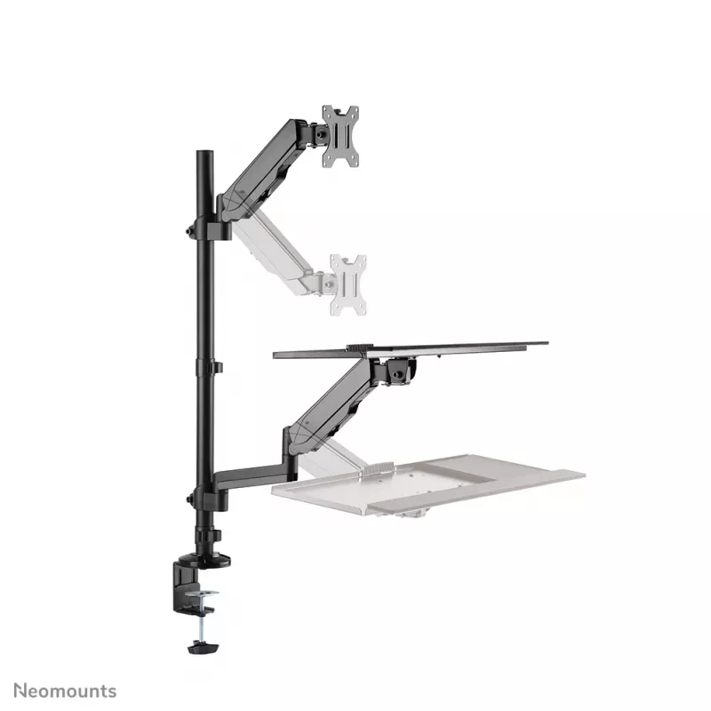 Schreibtisch-montierte Sitz-Steh-Arbeitsstation Neomounts DS90-325BL1 9 kg Höhenverstellung