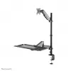 Schreibtisch-montierte Sitz-Steh-Arbeitsstation Neomounts DS90-325BL1 9 kg Höhenverstellung