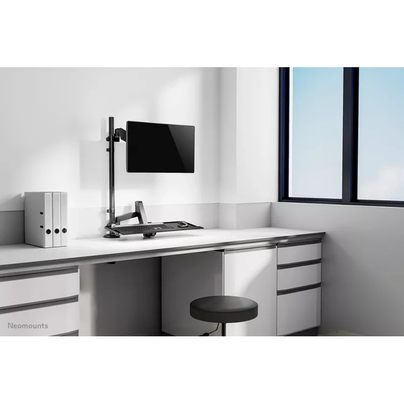 Schreibtisch-montierte Sitz-Steh-Arbeitsstation Neomounts DS90-325BL1 9 kg Höhenverstellung