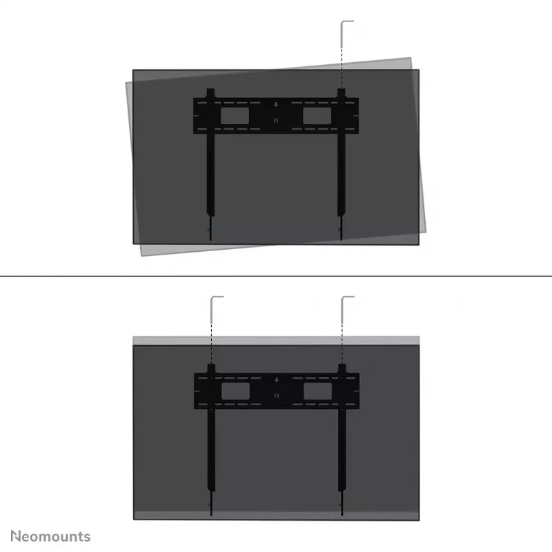Neomounts Schwerlast TV-Wandhalterung 125 kg 43-98 Zoll VESA 100x100-800x600