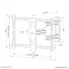 Neomounts WL40S-850BL16 TV-Wandhalterung 40-70 Zoll - vollbeweglich - schnelle Montage