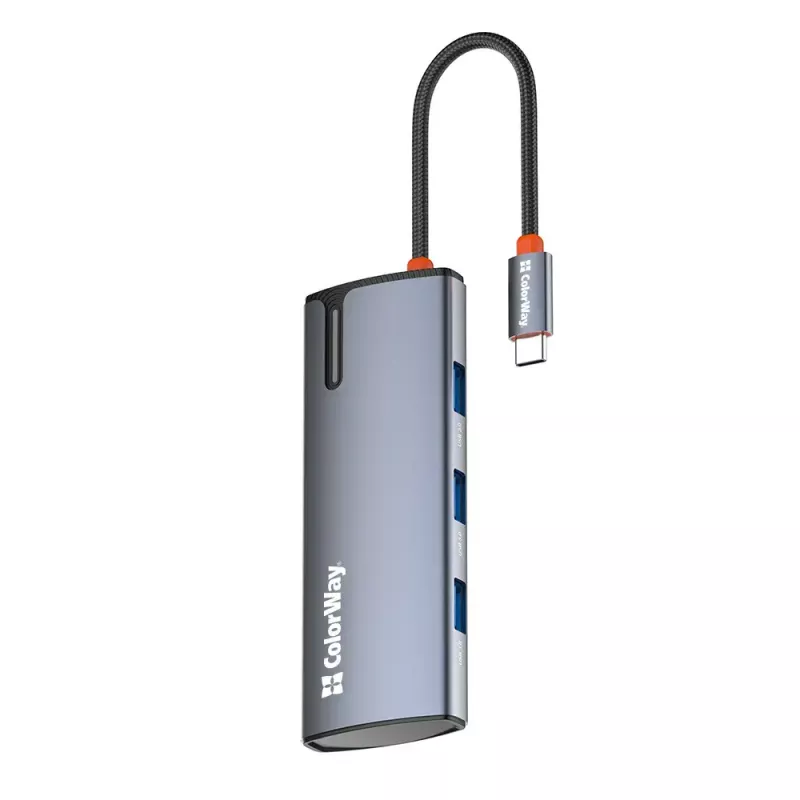 Dockingstation ColorWay CW-HUB01 5-in-1 USB-C mit HDMI und Ethernet