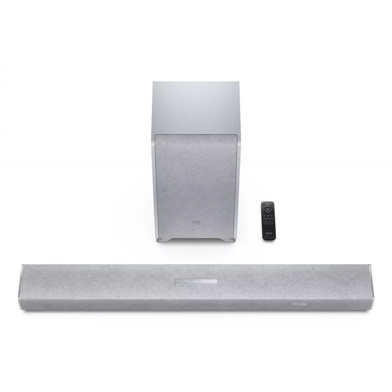 Sharp HT-SBW53121(SL) Soundbar Lautsprecher Silber 3.1.2 Kanäle 182 W