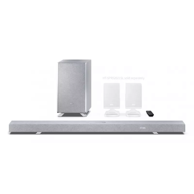 Sharp HT-SBW55121(SL) Soundbar-Lautsprecher Silber 5.1.2 Kanäle 212 W