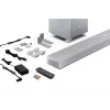 Sharp HT-SBW55121(SL) Soundbar-Lautsprecher Silber 5.1.2 Kanäle 212 W