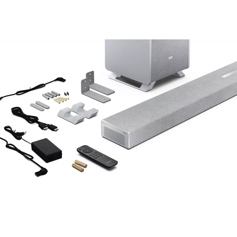 Sharp HT-SBW55121(SL) Soundbar-Lautsprecher Silber 5.1.2 Kanäle 212 W