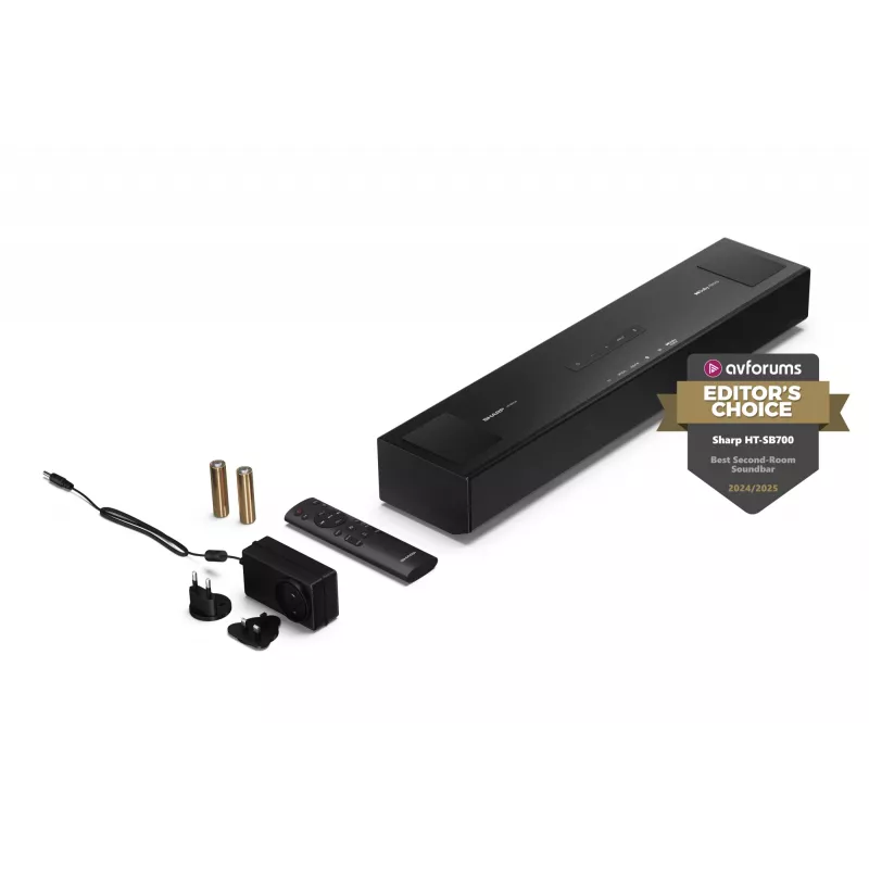 Sharp HT-SB700 Soundbar-Lautsprecher Schwarz 2.0.2 Kanäle 140 W