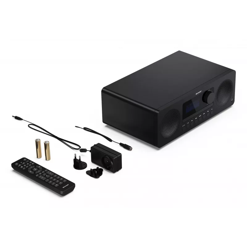 Home-Audio-Mikrosystem Sharp XL-B720D 30 W, 2-Wege-Lautsprecher, DAB/DAB+/FM, optischer Disc-Player, schwarz
