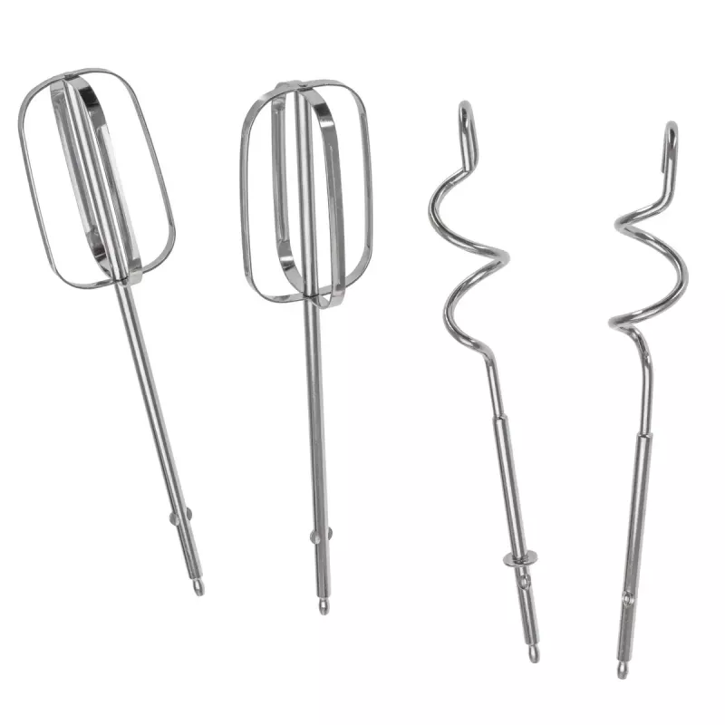 Handmixer Adler AD 4232 — 900 W, 5 Geschwindigkeiten + Turbo, Edelstahl-Aufsätze, schwarz/silber