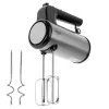 Handmixer Adler AD 4232 — 900 W, 5 Geschwindigkeiten + Turbo, Edelstahl-Aufsätze, schwarz/silber