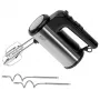 Handmixer Adler AD 4232 — 900 W, 5 Geschwindigkeiten + Turbo, Edelstahl-Aufsätze, schwarz/silber
