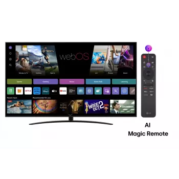 LG NanoCell AI 65NANO81A3A TV 165,1 cm (65 Zoll) 4K Ultra HD Smart TV Wi-Fi Schwarz