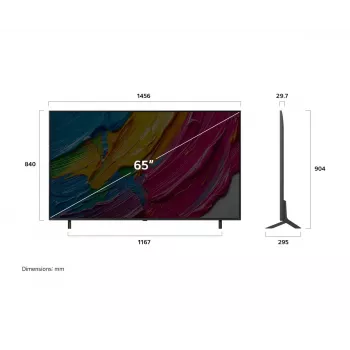 LG QNED 65QNED80A3A TV 165,1 cm (65 Zoll) 4K Ultra HD Smart TV Wi-Fi Schwarz