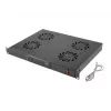 Top-Panel LANBERG AK-1503-B — 1U, 4 Lüfter, integrierter Lüfter, Ein-/Ausschalter, 230 V, 76 W, 483×322×44,5 mm