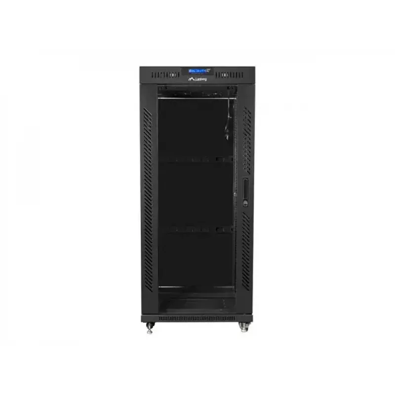 Freistehendes Rack Lanberg FF01-8027-12BL 27U Schwarz 1200 kg Tragfähigkeit