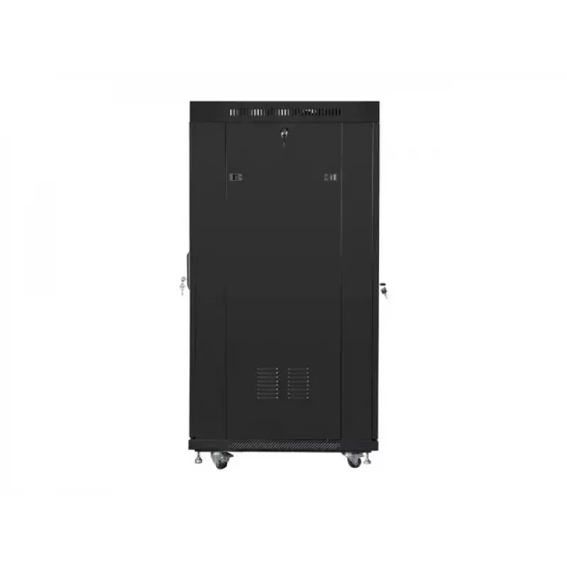 Freistehendes Rack Lanberg FF01-8027-12BL 27U Schwarz 1200 kg Tragfähigkeit