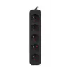 Power extension Lanberg PS0-05E-0100-IEC-BK