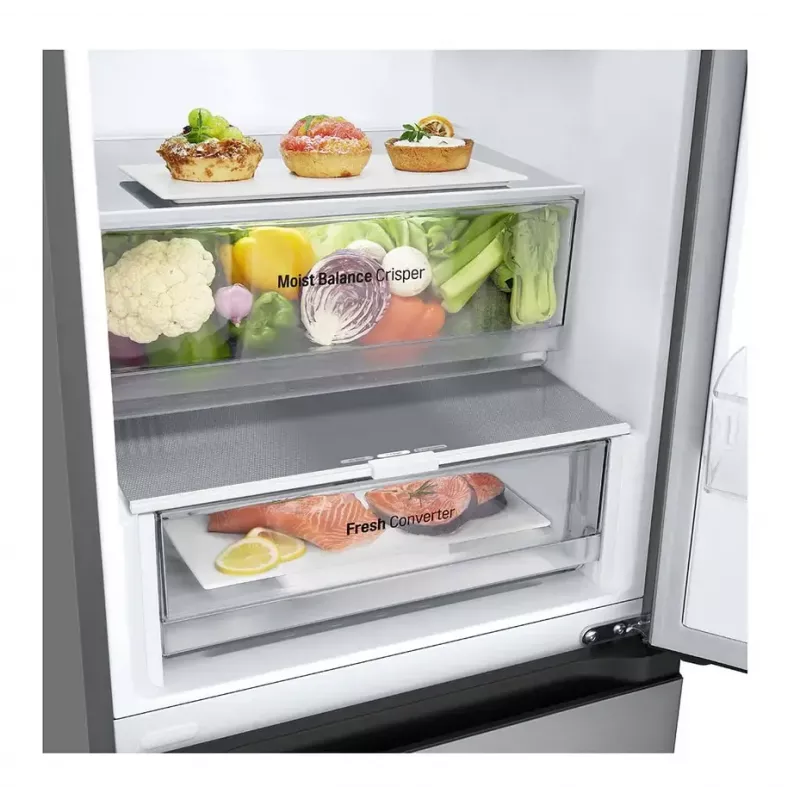 LG GBV3100EPY Kühl-Gefrierkombination Freistehend 344 L E Silber