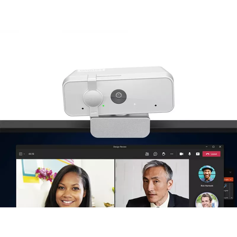 Lenovo 310 Full HD Webcam 1920x1080 30fps USB 2.0 Weiß, Clip-Halterung