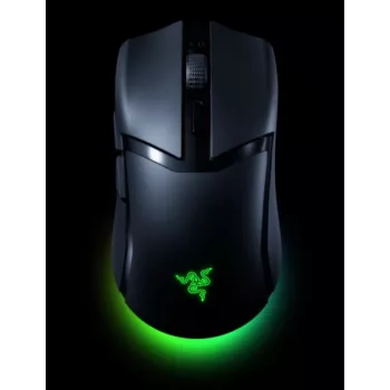 Gaming-Maus Razer Cobra HyperSpeed – optisch, 26.000 DPI, Bluetooth + RF Wireless + USB Typ-A, rechtshändig, 62 g