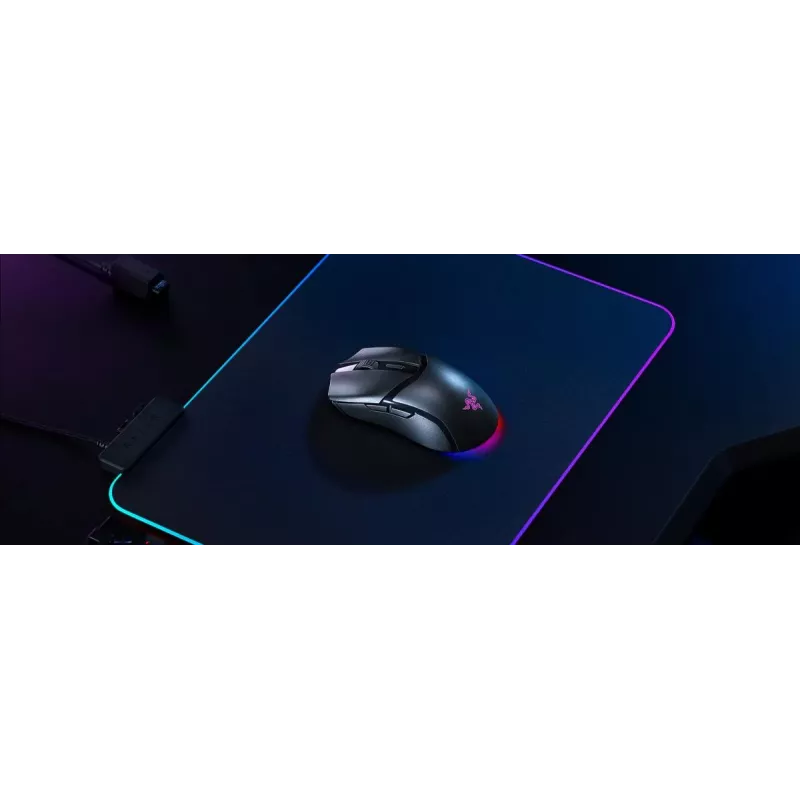 Gaming-Maus Razer Cobra HyperSpeed – optisch, 26.000 DPI, Bluetooth + RF Wireless + USB Typ-A, rechtshändig, 62 g