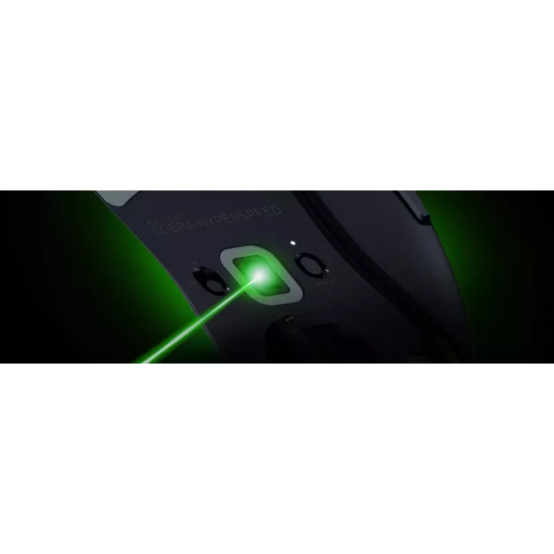 Gaming-Maus Razer Cobra HyperSpeed – optisch, 26.000 DPI, Bluetooth + RF Wireless + USB Typ-A, rechtshändig, 62 g