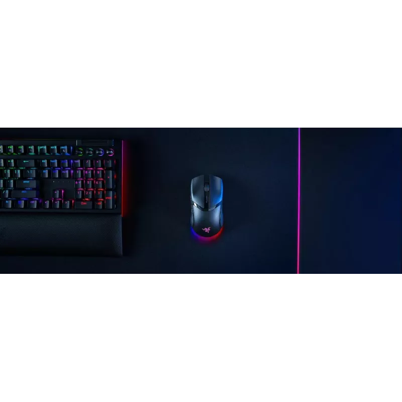 Gaming-Maus Razer Cobra HyperSpeed – optisch, 26.000 DPI, Bluetooth + RF Wireless + USB Typ-A, rechtshändig, 62 g