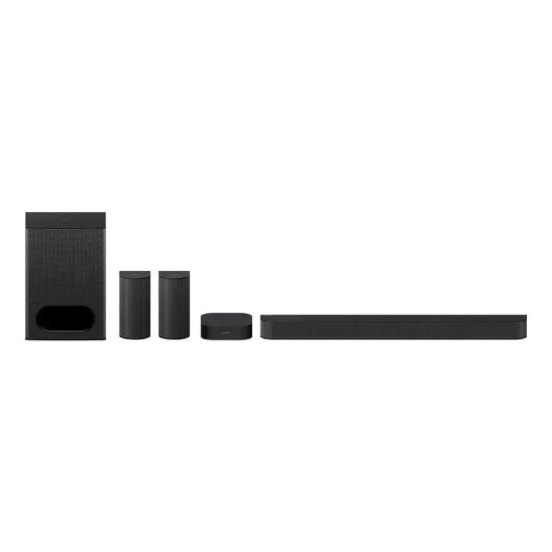 5.1-Kanal-Soundbar-System Sony HT-S60 Schwarz, 1000 W, Dolby Atmos & DTS:X Unterstützung, Bluetooth