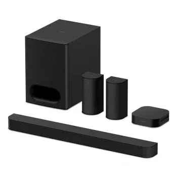 5.1-Kanal-Soundbar-System Sony HT-S60 Schwarz, 1000 W, Dolby Atmos & DTS:X Unterstützung, Bluetooth