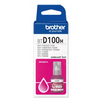 Tintenflasche Brother BTD100M Magenta Original, 48,8 ml, 5000 Seiten
