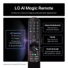 TV LG 55QNED85A3C 55 Zoll 4K QNED evo Smart TV, WebOS, Motion Pro, Wi‑Fi, Ethernet, DVB-T/T2, Schwarz