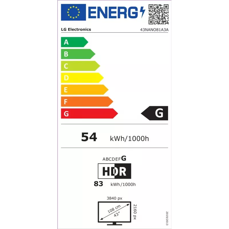 LG NanoCell AI 43NANO81A3A TV 109,2 cm (43 Zoll) 4K Ultra HD Smart TV Wi-Fi Schwarz
