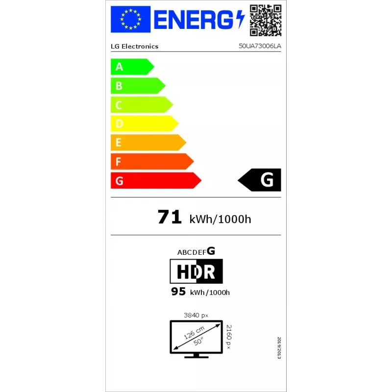 LG UHD AI 50UA73003LA 127 cm (50 Zoll) 4K Ultra HD Smart-TV WLAN Schwarz