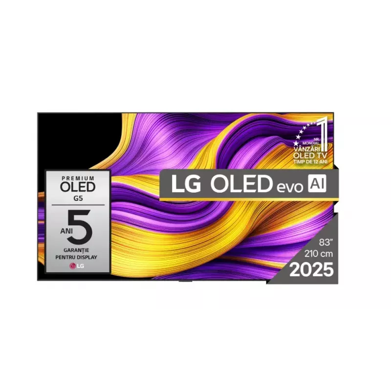 LG OLED evo AI OLED83G51LW TV 2,11 m (83 Zoll) 4K Ultra HD Smart-TV Wi-Fi Schwarz