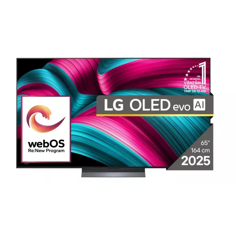 LG OLED evo AI OLED65C51LA TV 165,1 cm (65 Zoll) 4K Ultra HD Smart TV Wi-Fi Schwarz