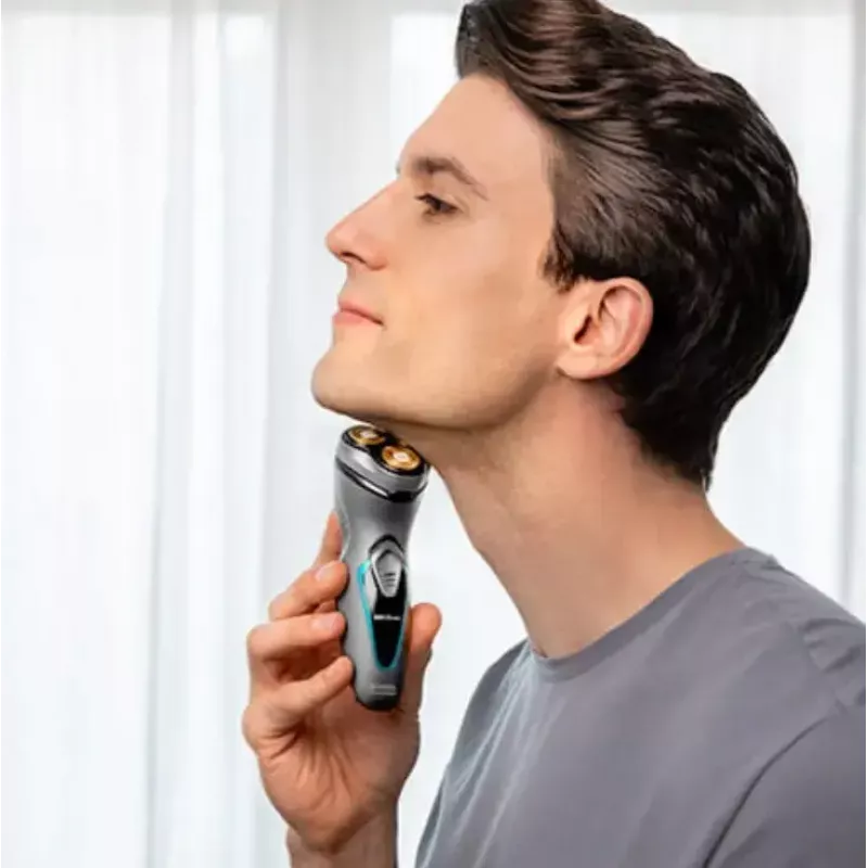 Cecotec 04199 Herrenrasierer Rotationsrasierer Trimmer Titan 3D-Kopf