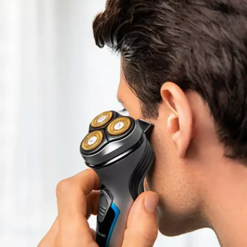 Cecotec 04199 Herrenrasierer Rotationsrasierer Trimmer Titan 3D-Kopf