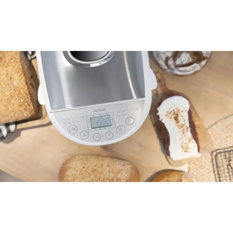 Brotbackautomat CECOTEC Bread&Co 1000 Delicious — 550 W, max. 1 kg, weiß