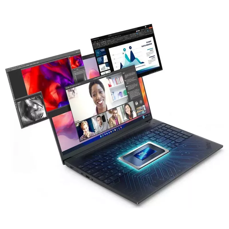Laptop Lenovo ThinkPad E16 Gen 3 (Intel) — 16 Zoll WUXGA, Intel Core Ultra 5 225U, 16 GB DDR5, 512 GB SSD, Windows 11 Pro, Schwarz
