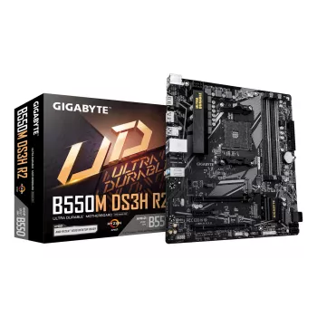 Motherboard GIGABYTE B550M DS3H R2, B550, Sockel AM4, Micro ATX