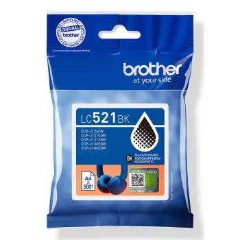 Brother LC521BK Original Tintenpatrone – Schwarz
