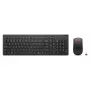 Kabelloses Tastatur- und Maus-Set Lenovo Essential 2,4 GHz – Vollformat-Tastatur mit russischem/kyrillischem Layout, optische beidhändige Maus